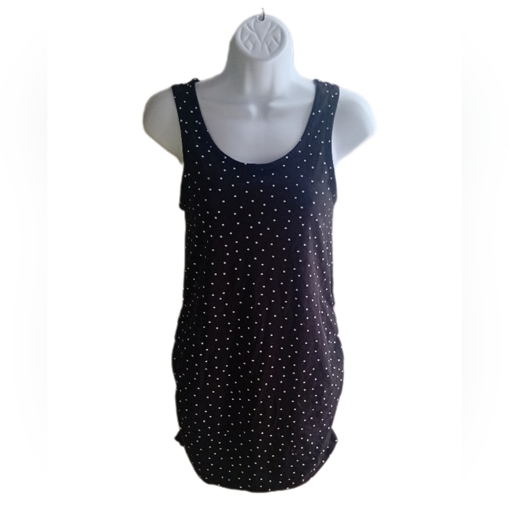 Black Polka Dot Tank Top